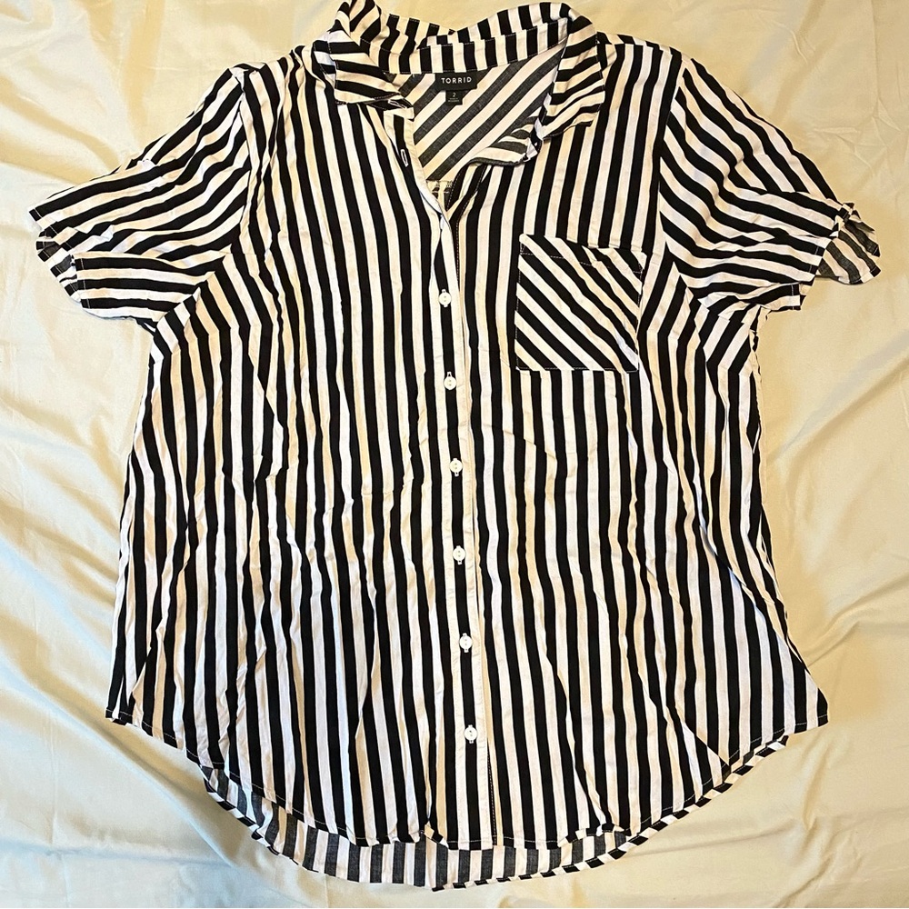 Torrid striped shirt